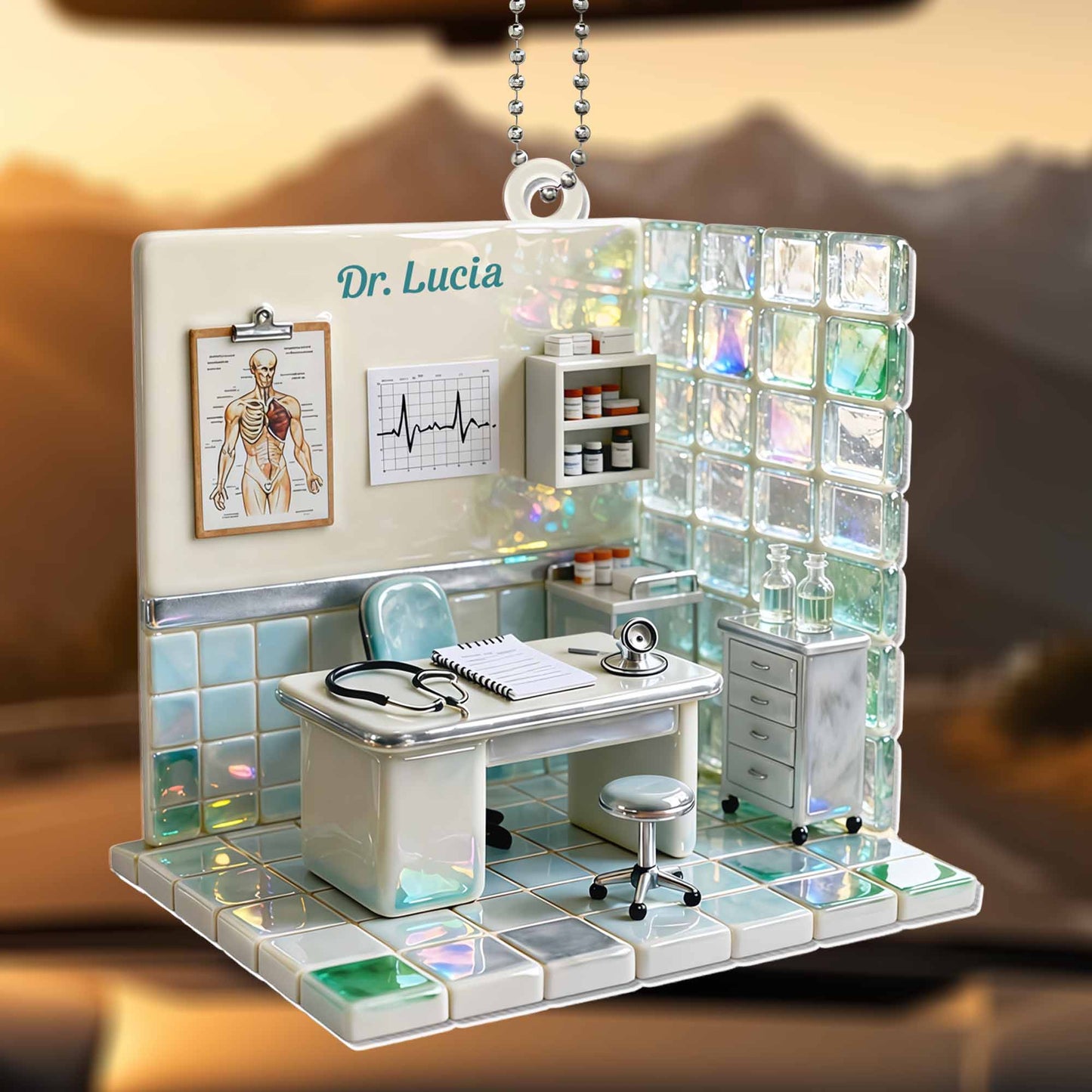 Dr. Lucia, Doctor's Office Ornament
