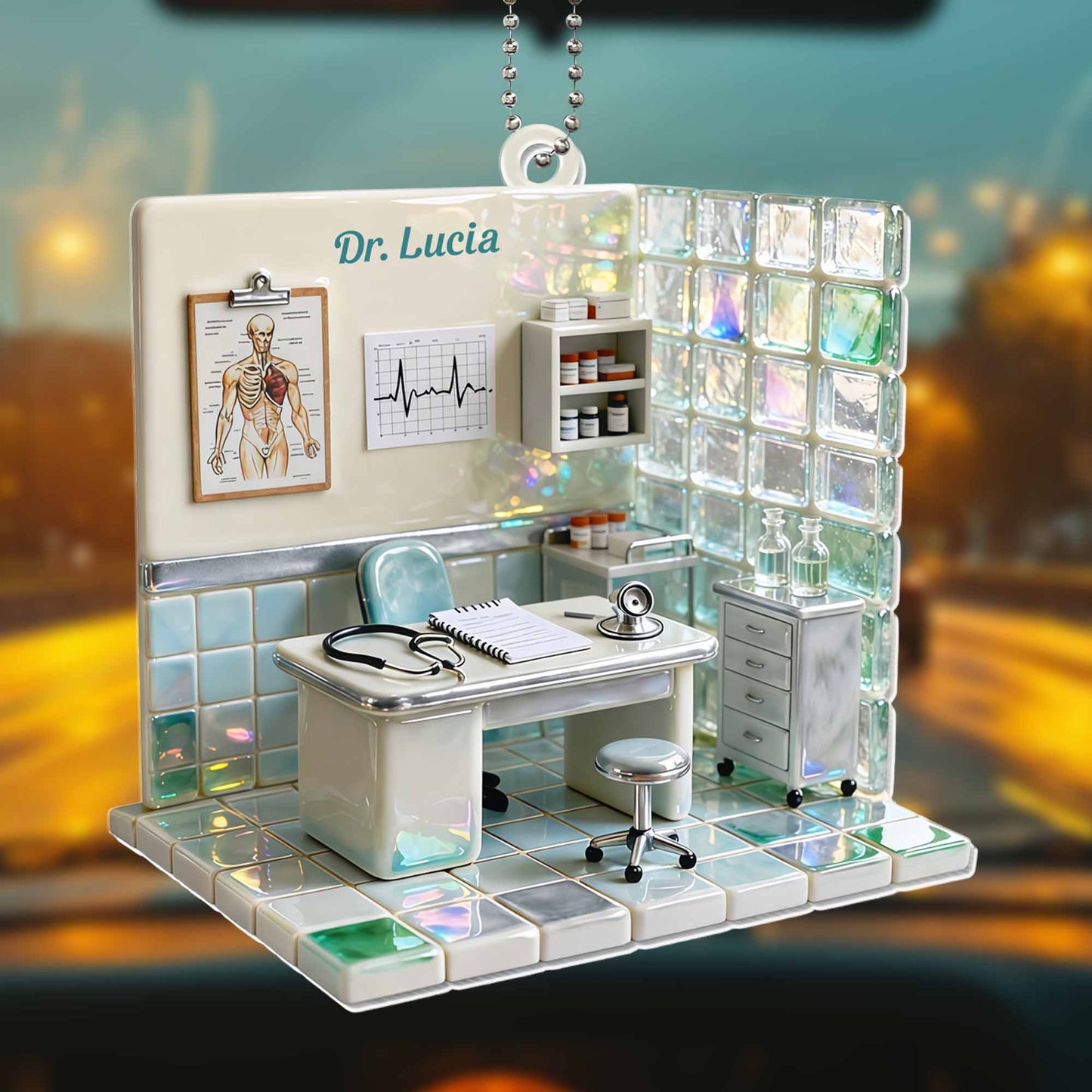 Dr. Lucia, Doctor's Office Ornament
