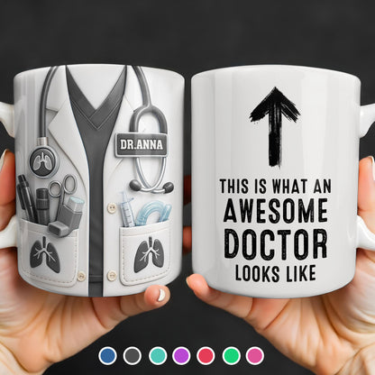 This Is What An Awesome Doctor Looks Like Stethoscope Mug