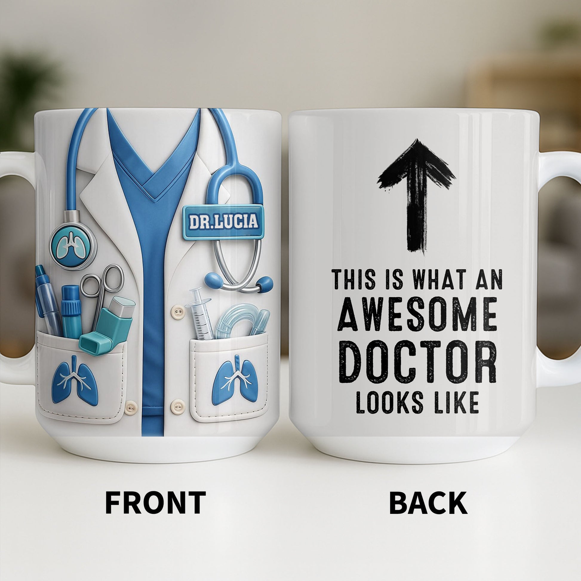 This Is What An Awesome Doctor Looks Like Stethoscope Mug