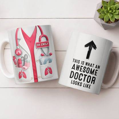 This Is What An Awesome Doctor Looks Like Stethoscope Mug