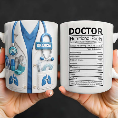 Doctor Nutritional Facts Dedicated Healthcare Hero