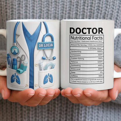 Doctor Nutritional Facts Dedicated Healthcare Hero