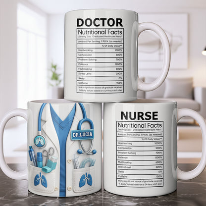 Doctor Nutritional Facts Dedicated Healthcare Hero