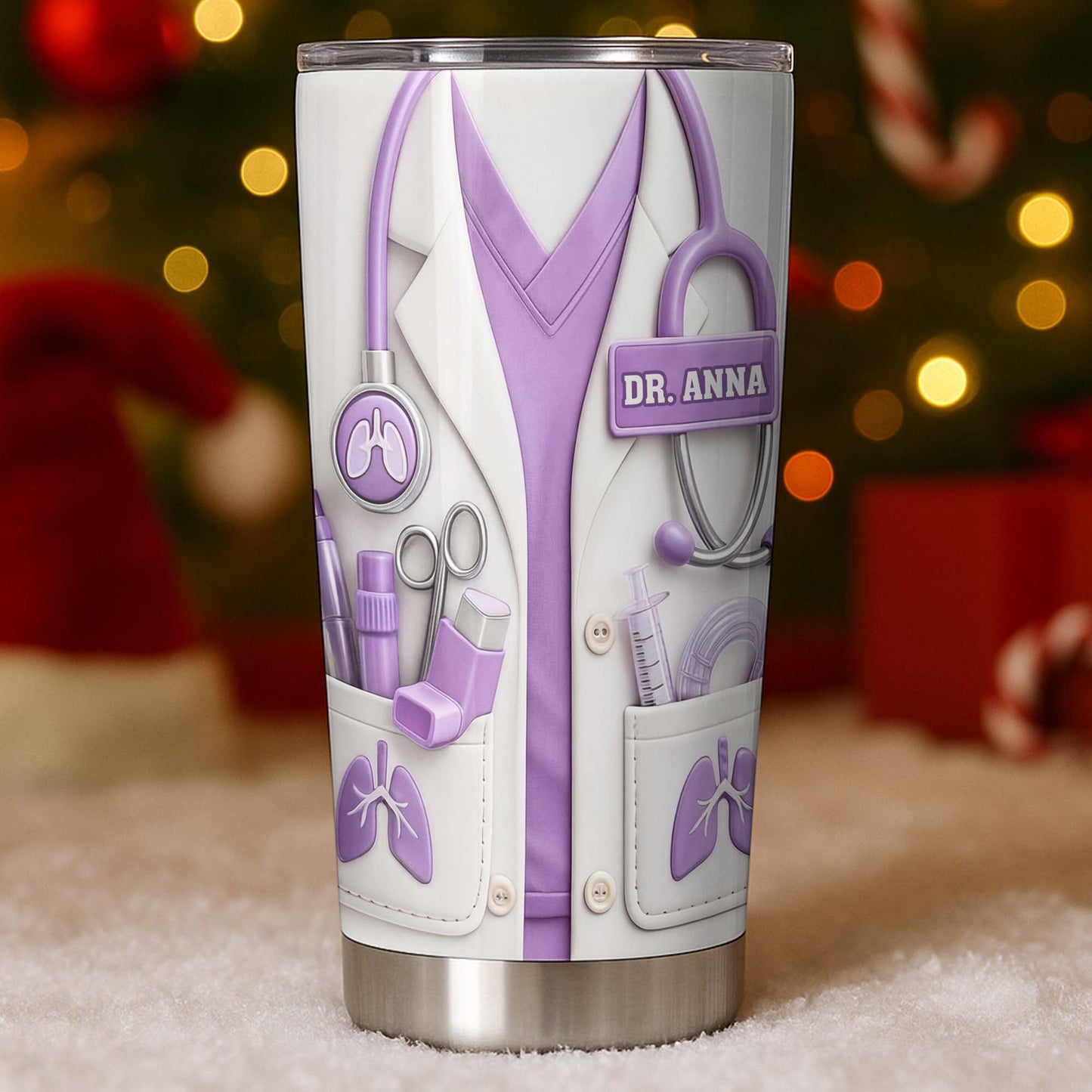 Doctor Nutritional Facts Lab Coat And Stethoscope Healthcare Gift