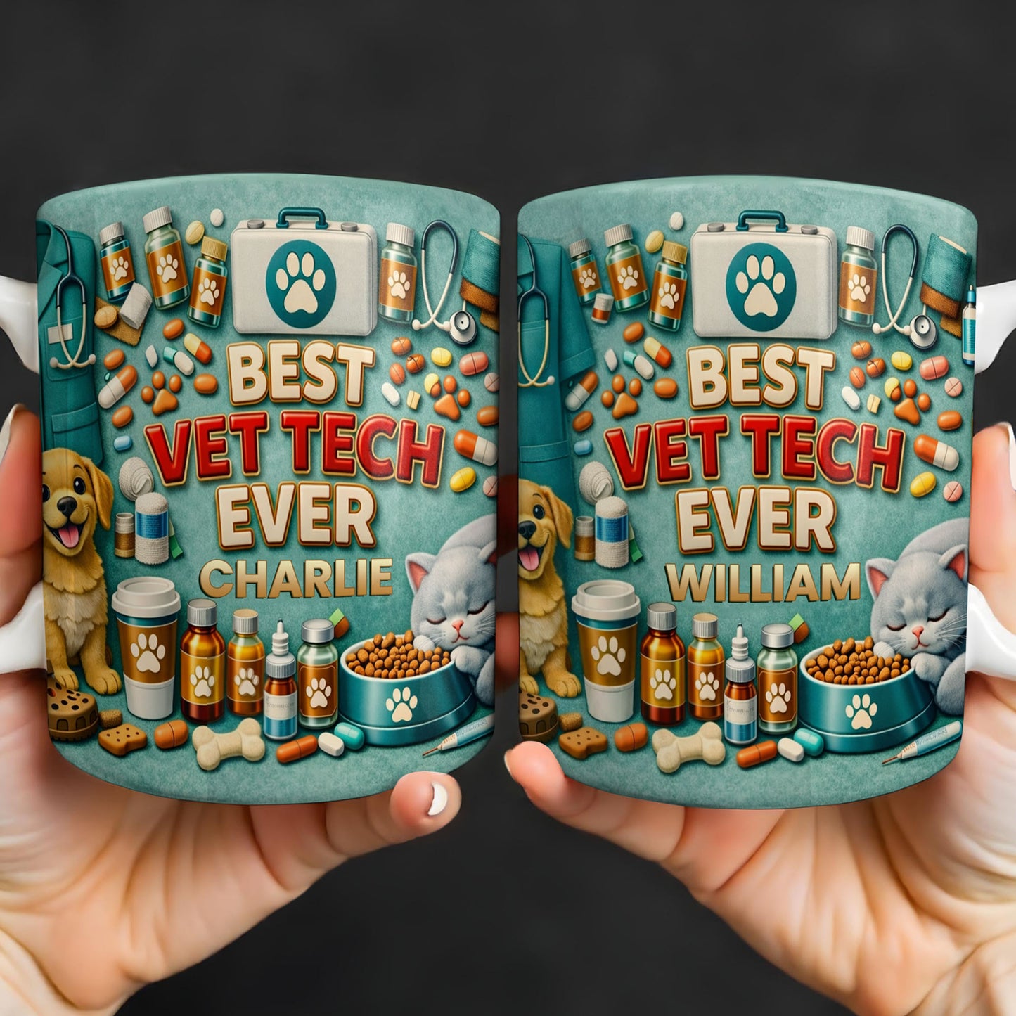 Best Vet Tech Ever, Dog Cat Love