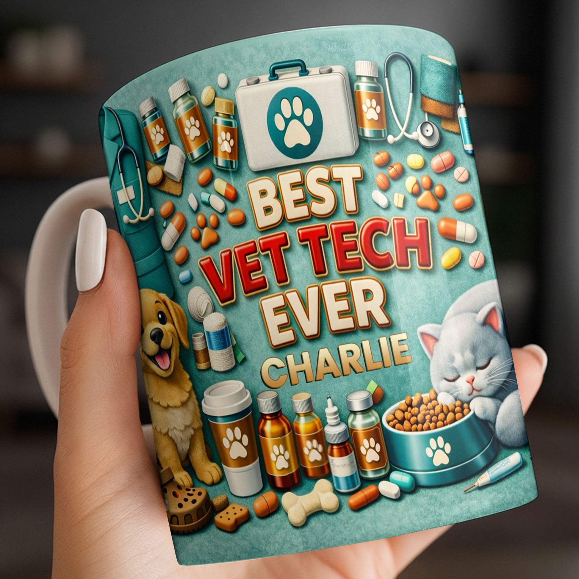 Best Vet Tech Ever, Dog Cat Love