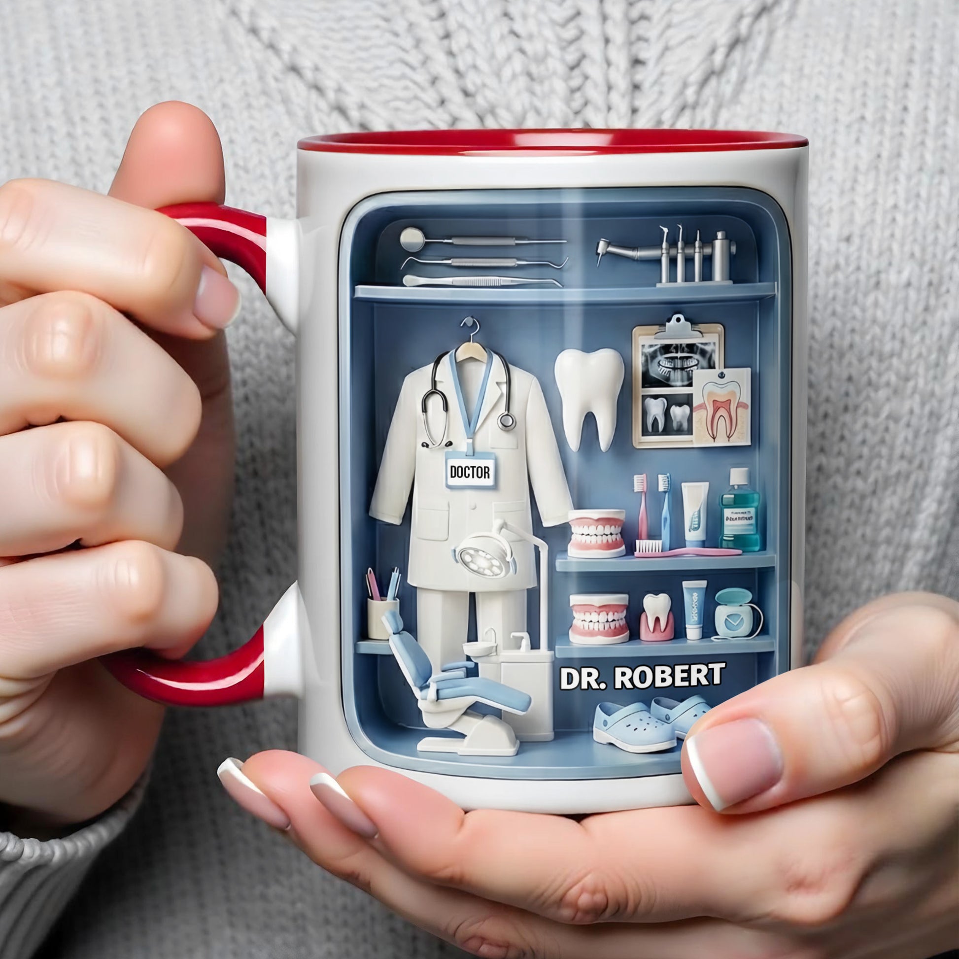 Doctor Of Dental Medicine Teeth And Medical Tools Design