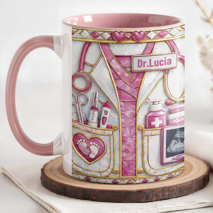 Dedicated Doctor Caring For New Life With Stethoscope And Ultrasound