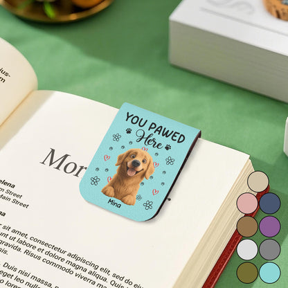 You Pawsed Right Here With Dog Illustration