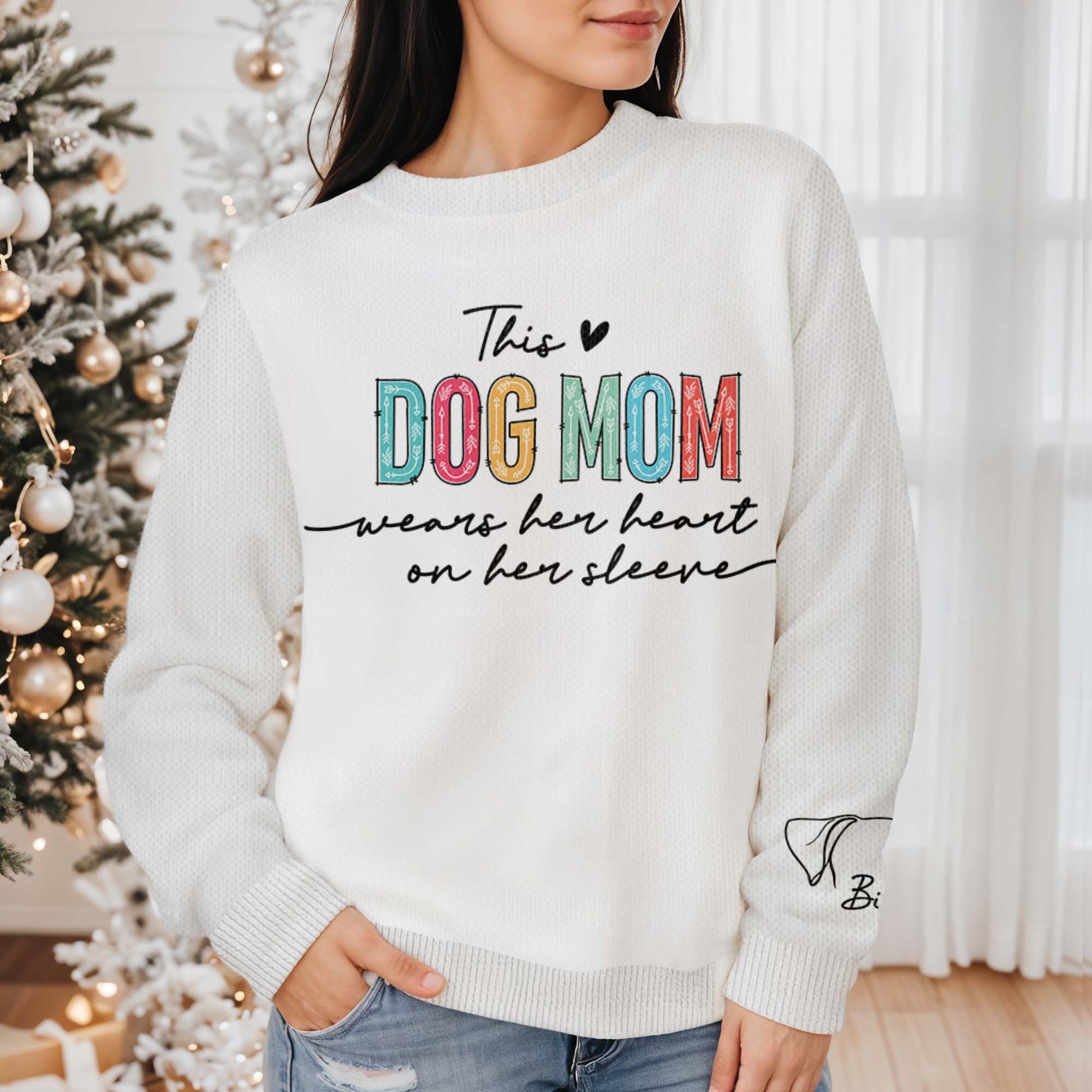Capture Every Moment Stylish Comfortable Dog Silhouette Sweatshirt