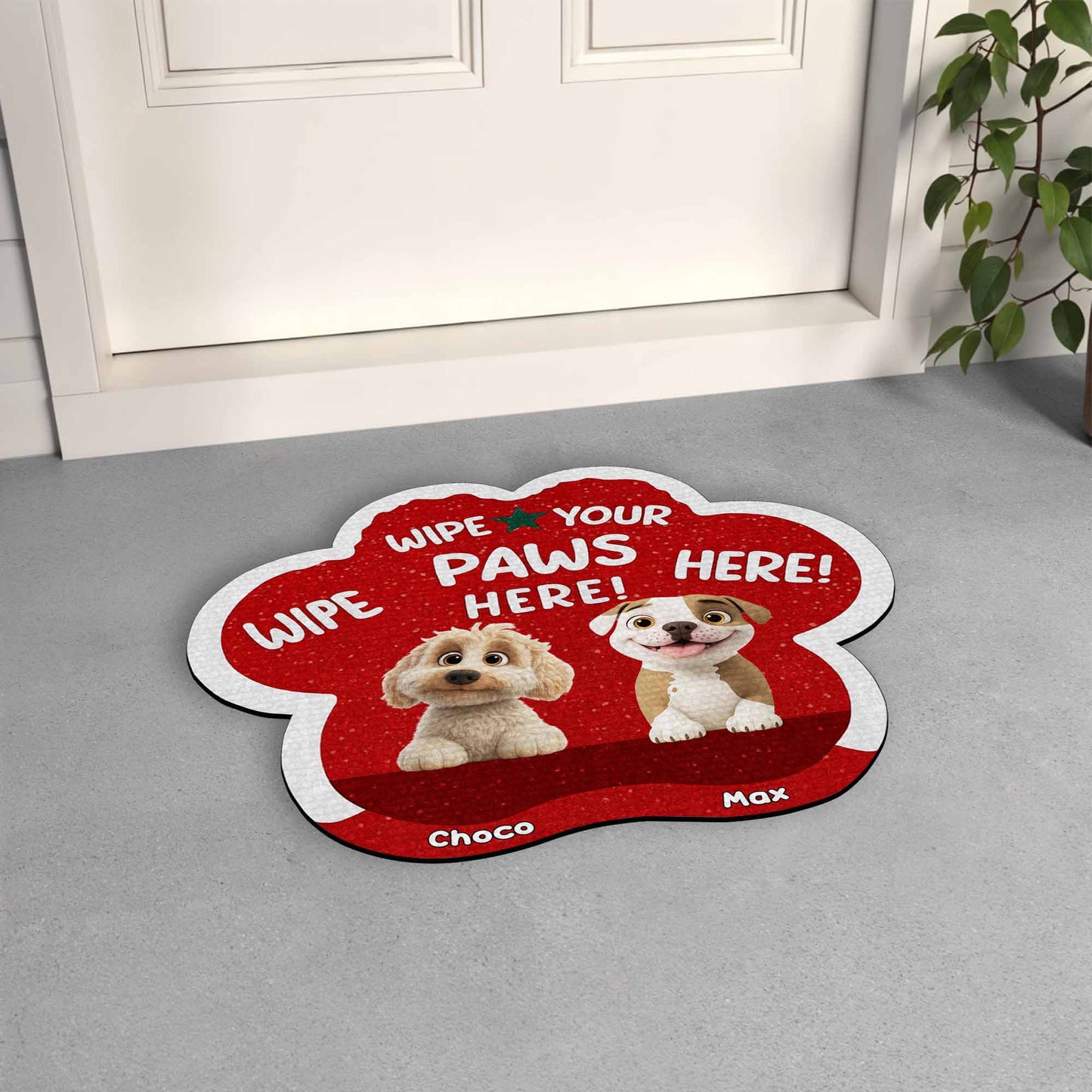 Wipe Your Paws Here With Cute Dogs