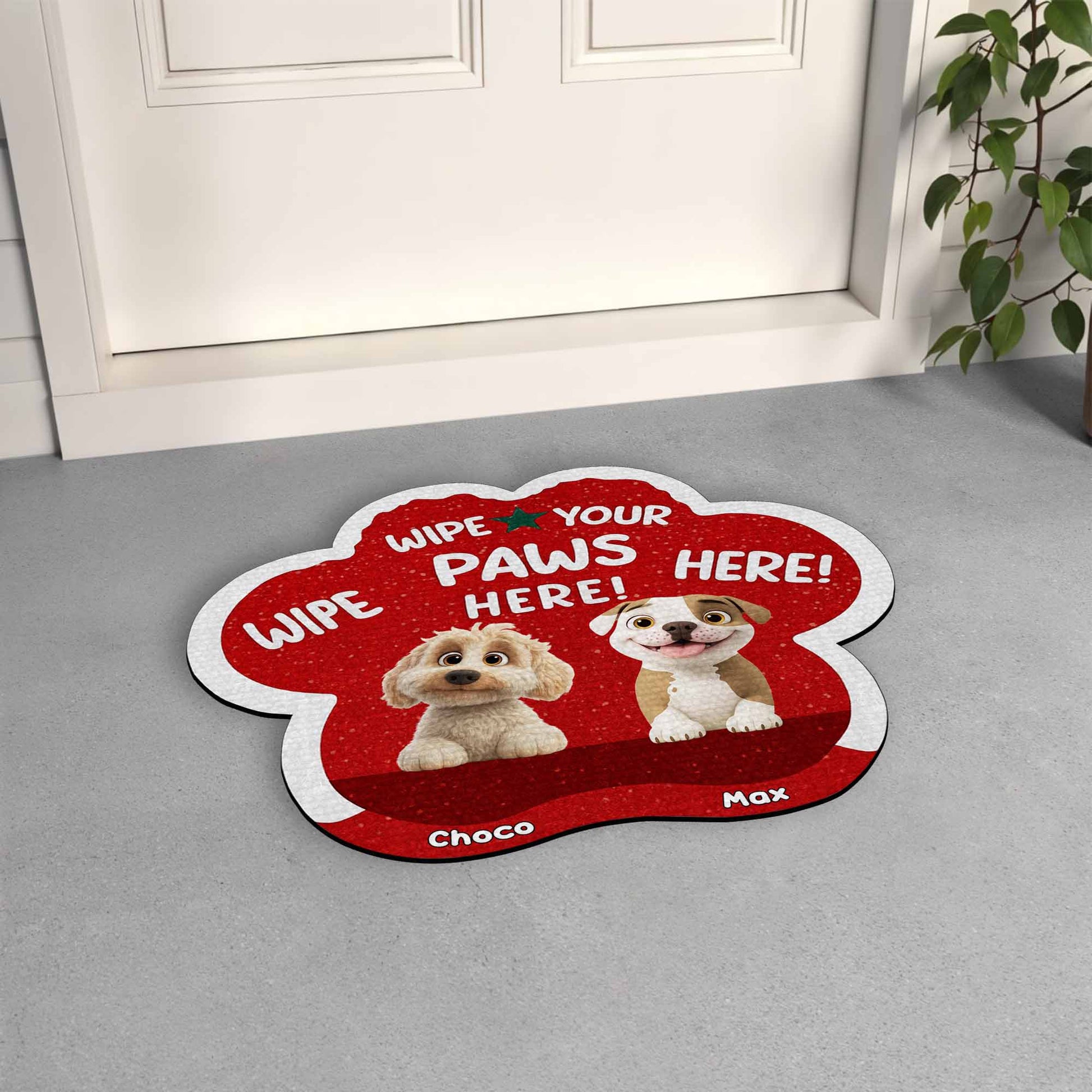 Wipe Your Paws Here With Cute Dogs