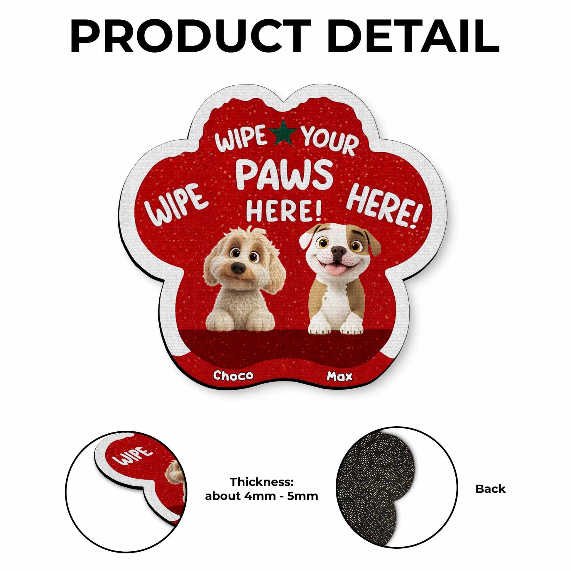 Wipe Your Paws Here With Cute Dogs
