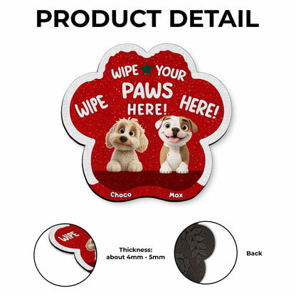 Wipe Your Paws Here With Cute Dogs