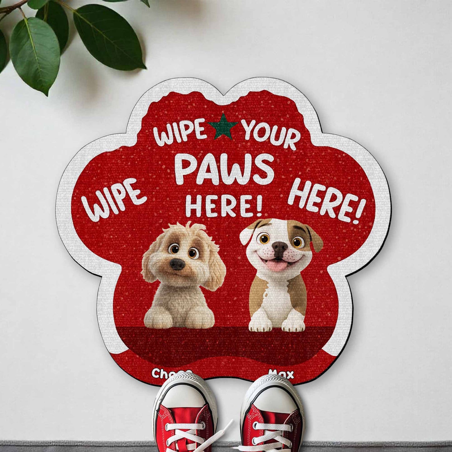 Wipe Your Paws Here With Cute Dogs