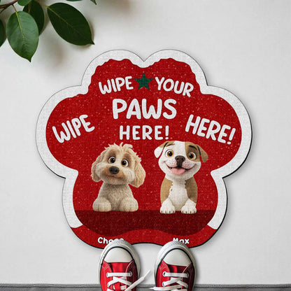 Wipe Your Paws Here With Cute Dogs