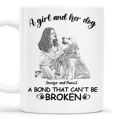 Girl And Dog Bond That Can't Be Broken