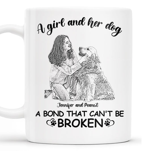 Girl And Dog Bond That Can't Be Broken