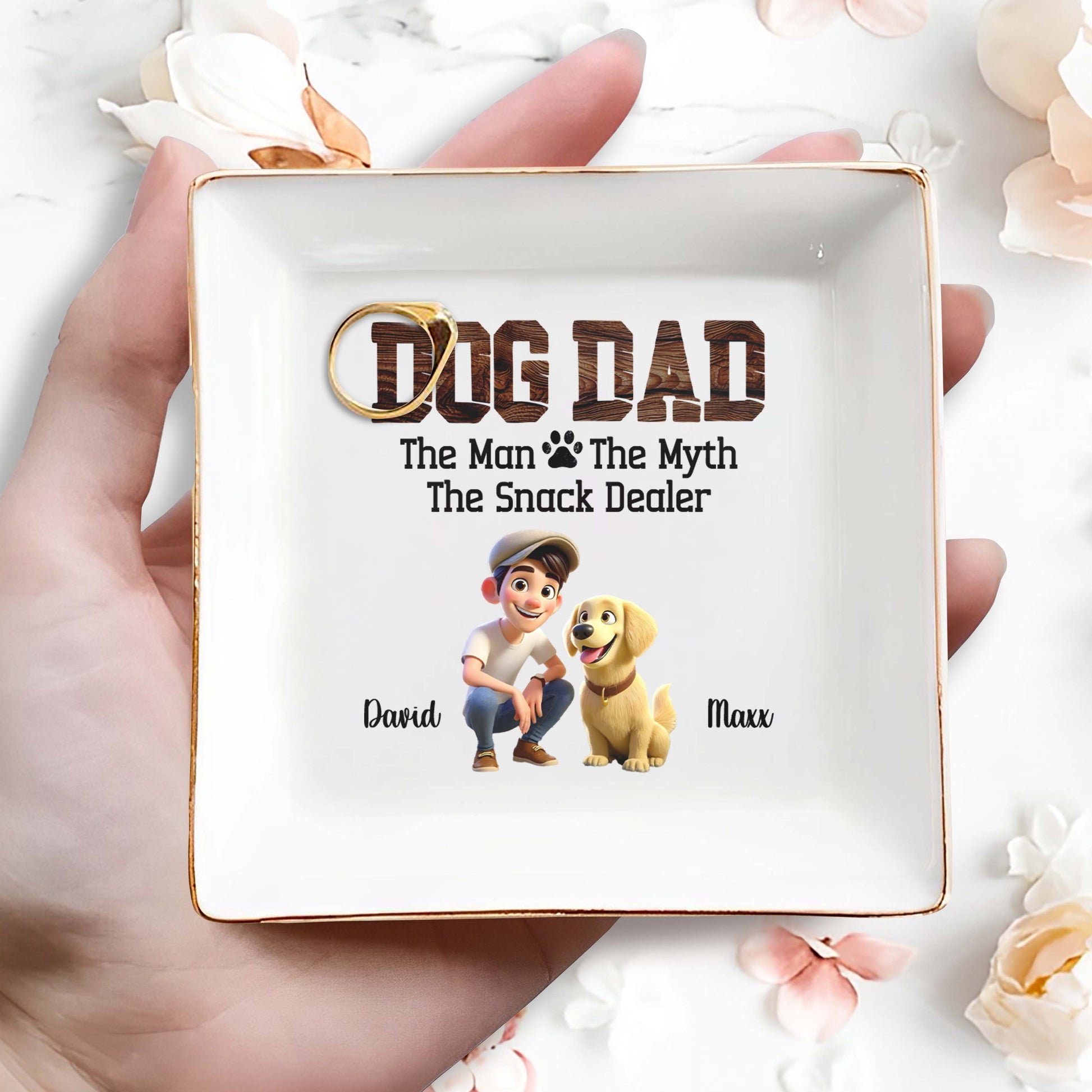 Dog Dad The Man The Myth The Snack Dealer