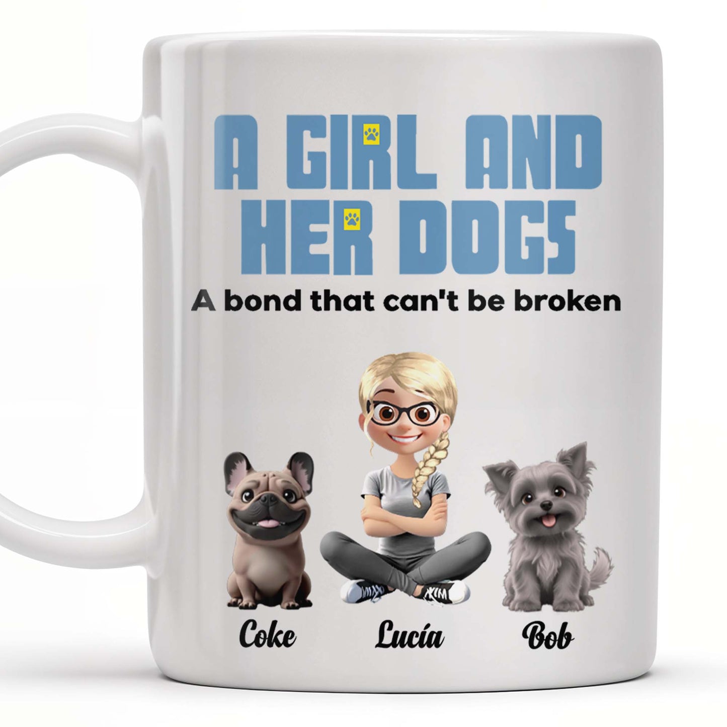 A Girl And Her Dog A Bond That Can't Be Broken, Girl and Dogs