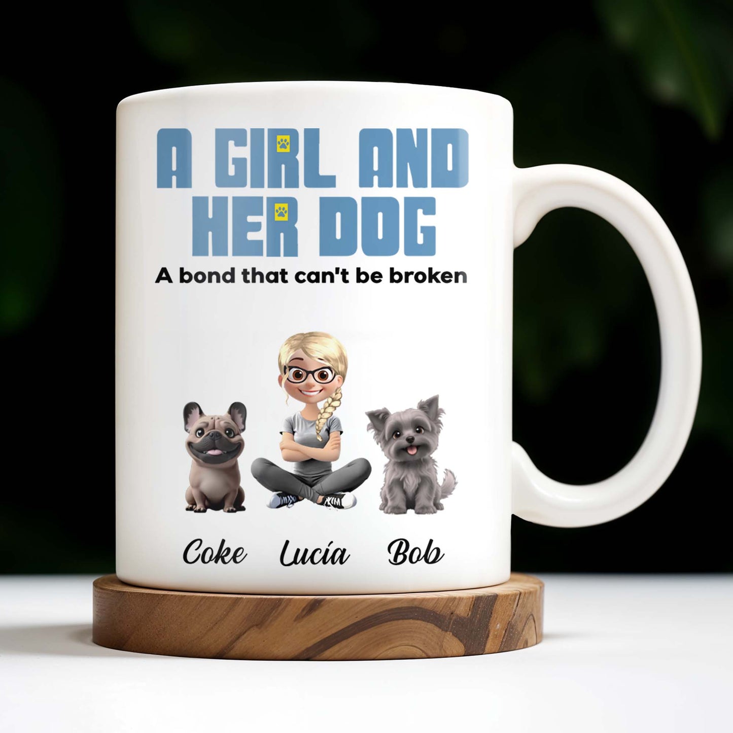 A Girl And Her Dog A Bond That Can't Be Broken, Girl and Dogs