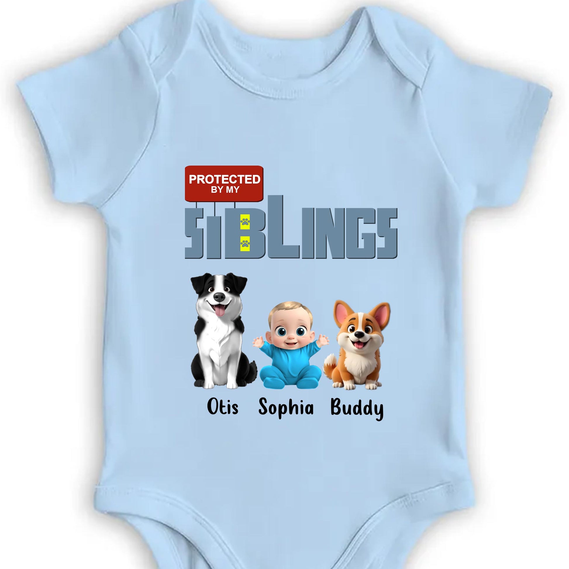 Protected By My Siblings, Baby and Dogs