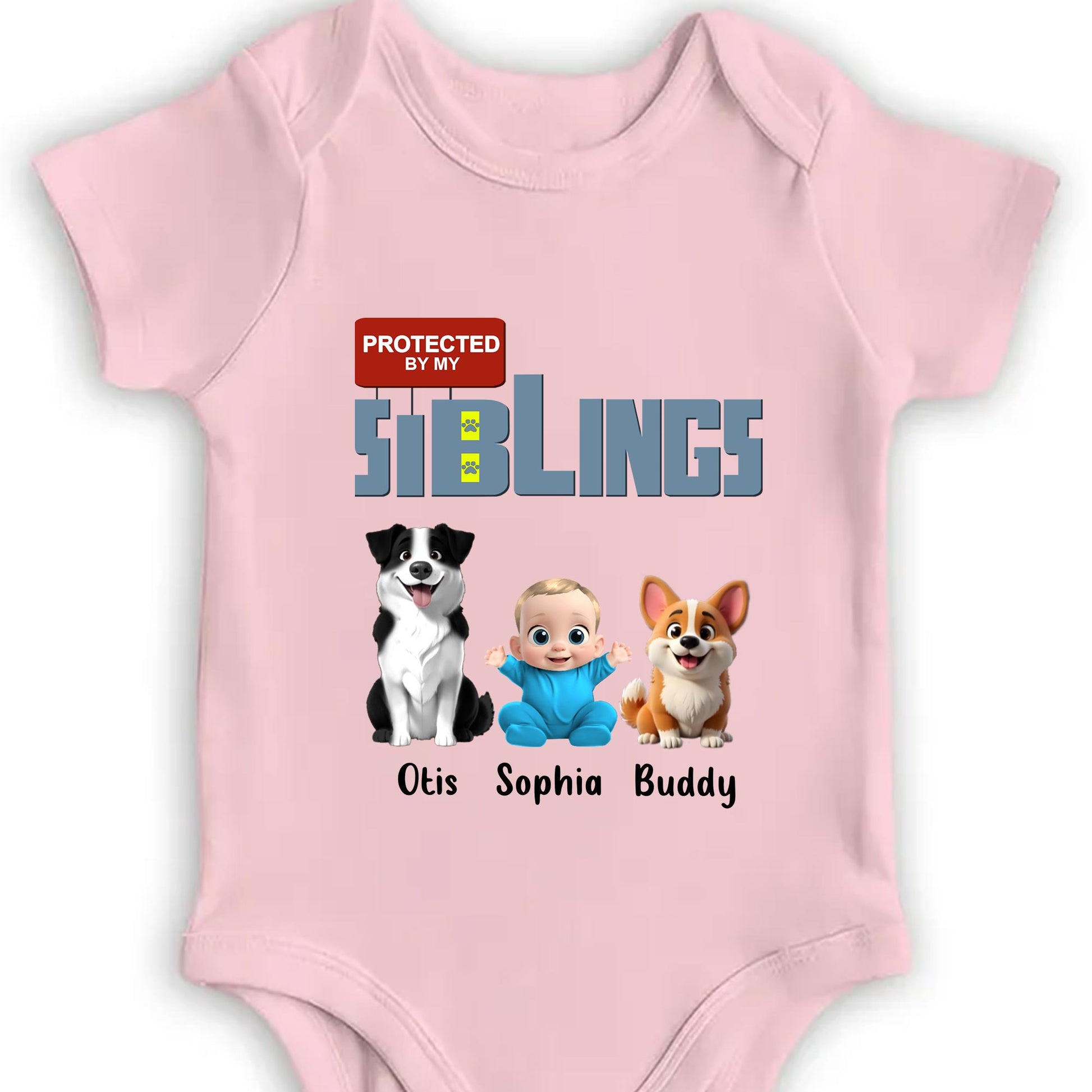 Protected By My Siblings, Baby and Dogs