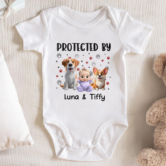 Protected By Luna & Tiffy, Baby and Dogs Design