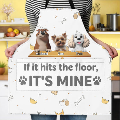 If It Hits the Floor, IT'S MINE, Dogs and Paw Prints