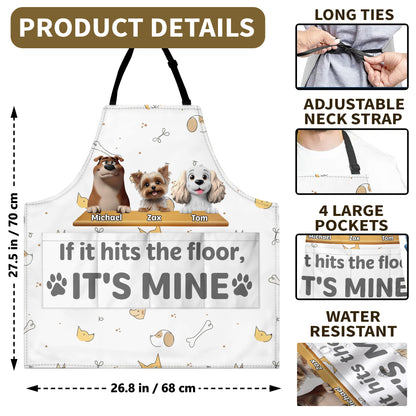 If It Hits the Floor, IT'S MINE, Dogs and Paw Prints