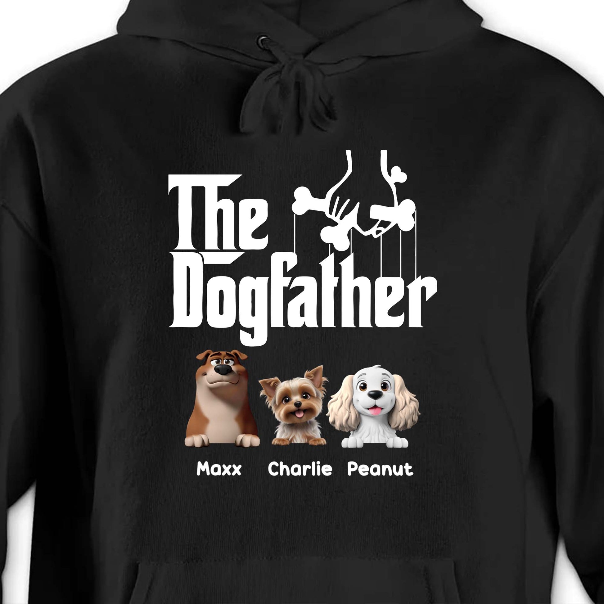 The Dogfather With Dogs and Bone