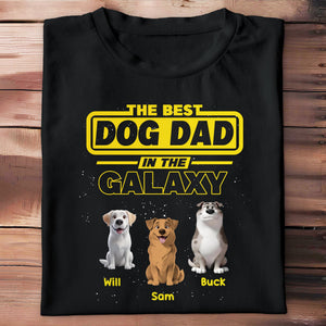 The Best Dog Dad In The Galaxy, Dogs and Text