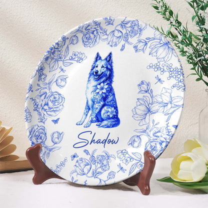 Celebrate Timeless Bond With Dog And Floral Illustration