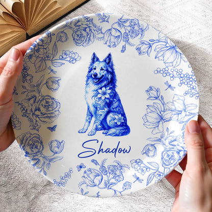 Celebrate Timeless Bond With Dog And Floral Illustration