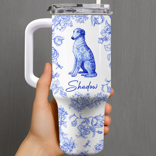 Treasure Every Moment With Your Furry Friend And Dog - Personalized 40oz Tumbler With Straw - DOG050_TBS