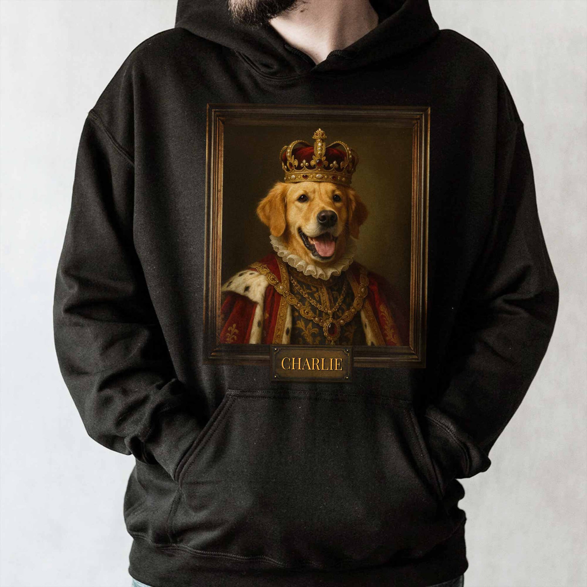 Customize Your Pet's Royal Portrait With Crown And Jewels