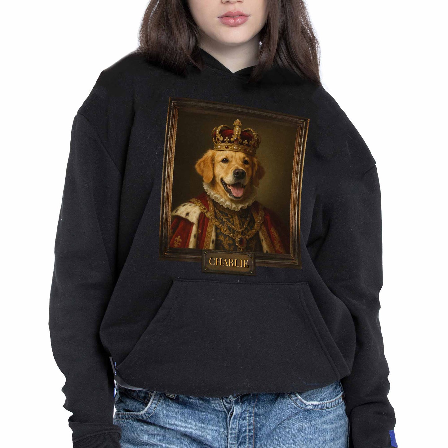 Customize Your Pet's Royal Portrait With Crown And Jewels
