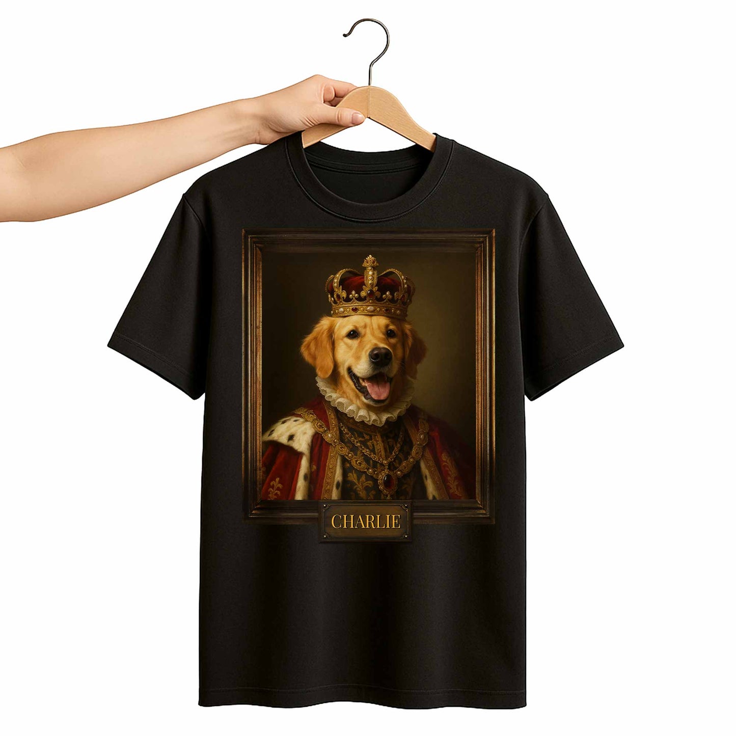 Customize Your Pet's Royal Portrait With Crown And Jewels