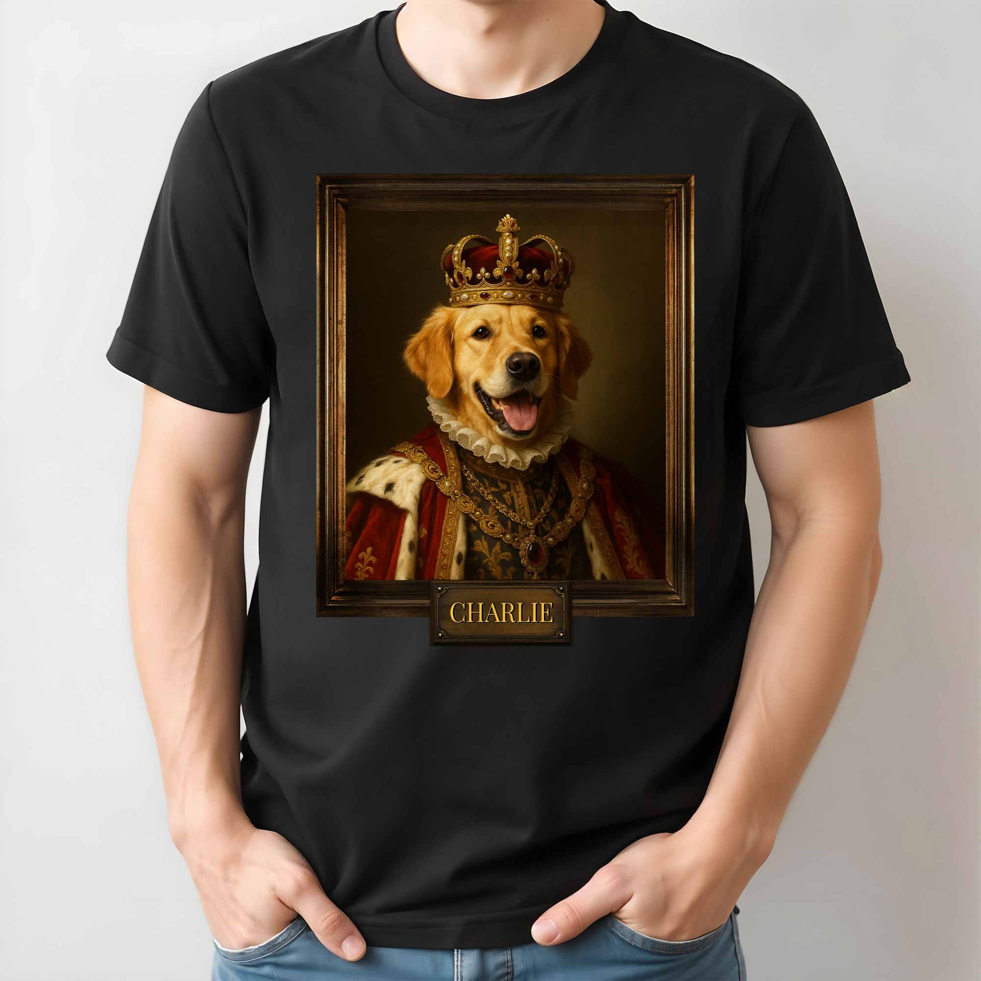 Customize Your Pet's Royal Portrait With Crown And Jewels