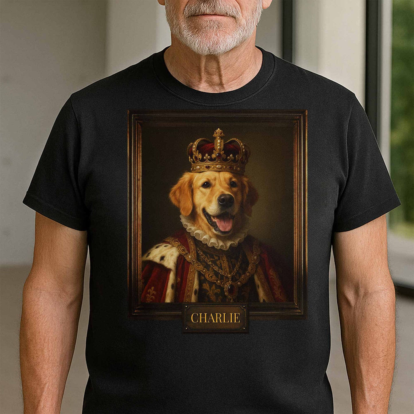 Customize Your Pet's Royal Portrait With Crown And Jewels