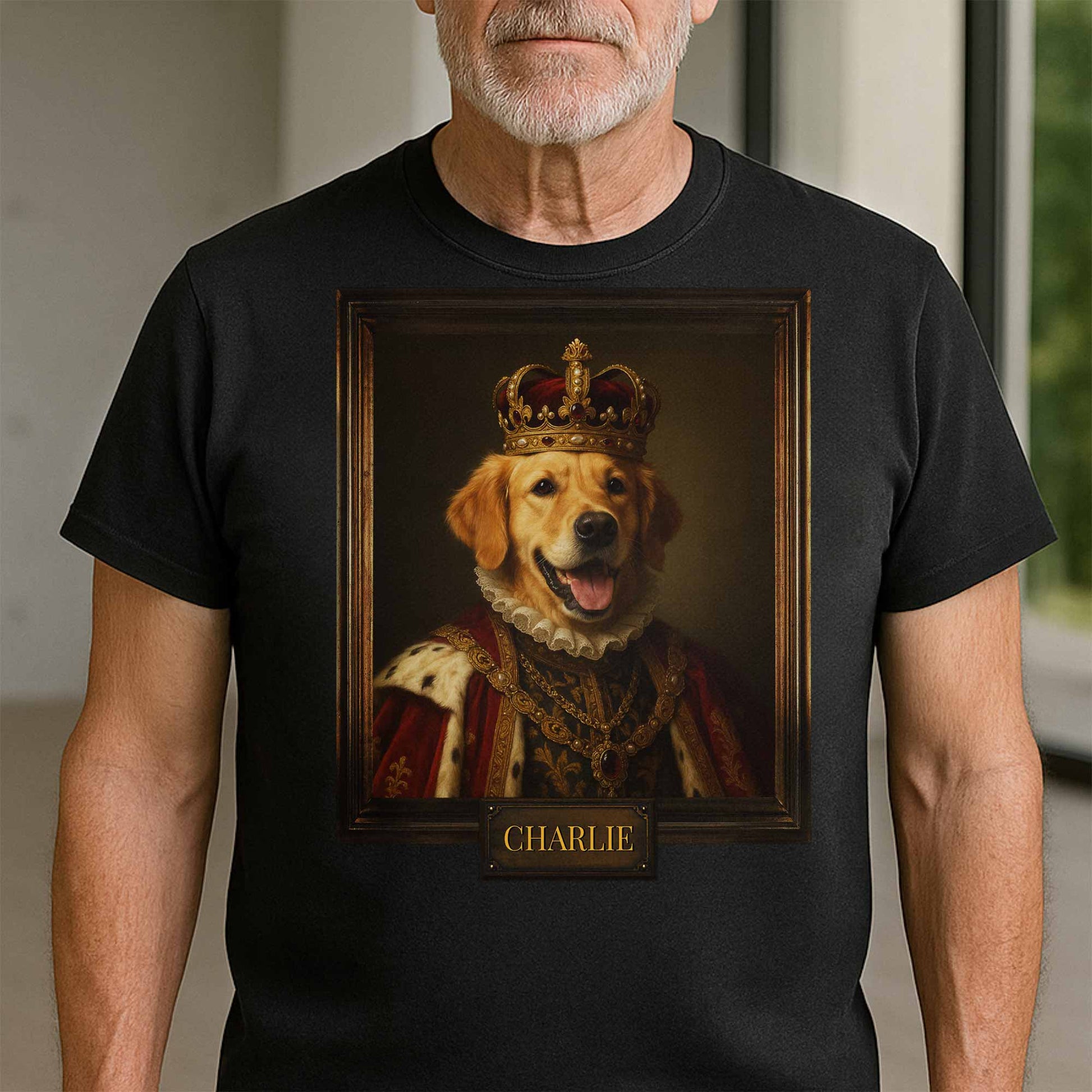 Customize Your Pet's Royal Portrait With Crown And Jewels