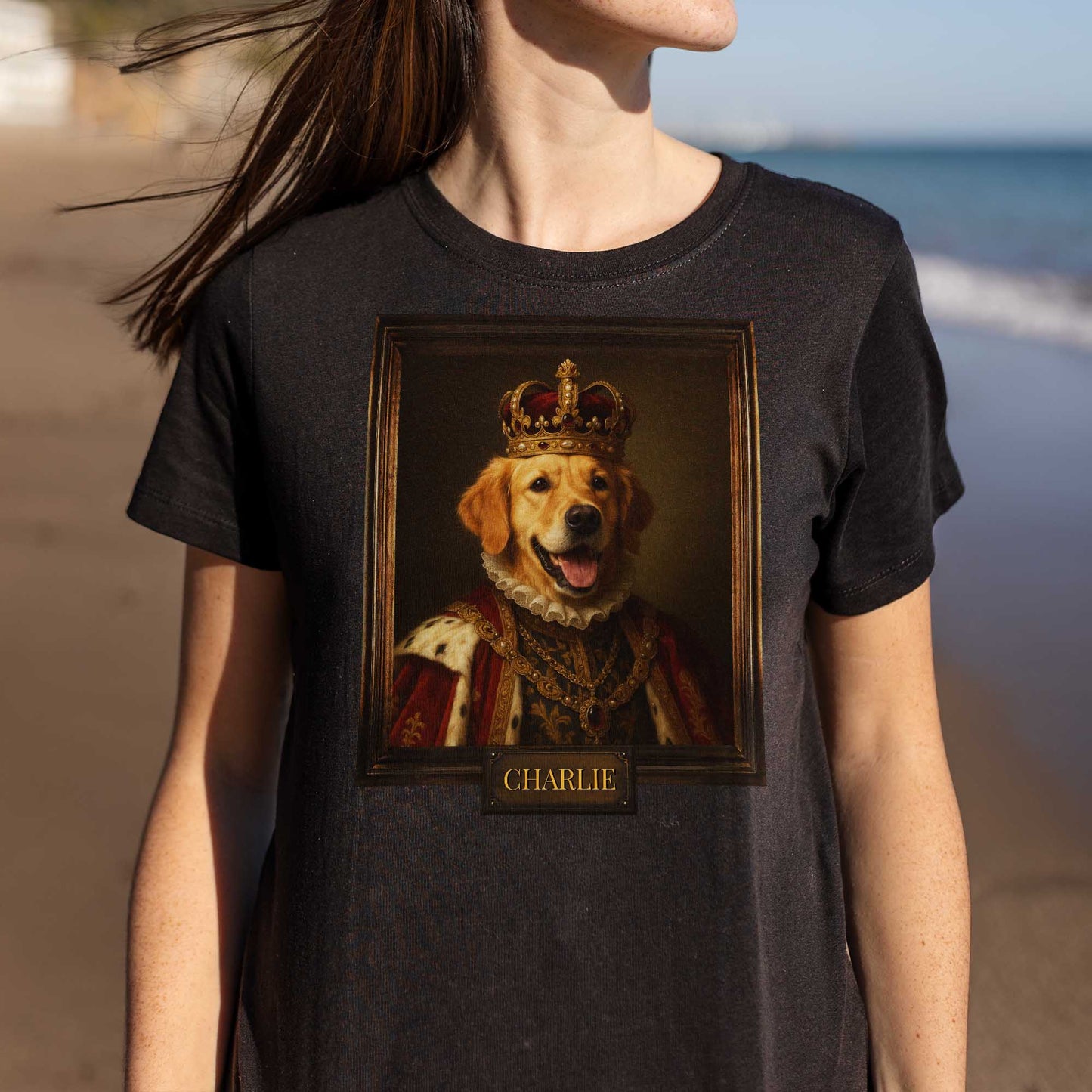Customize Your Pet's Royal Portrait With Crown And Jewels