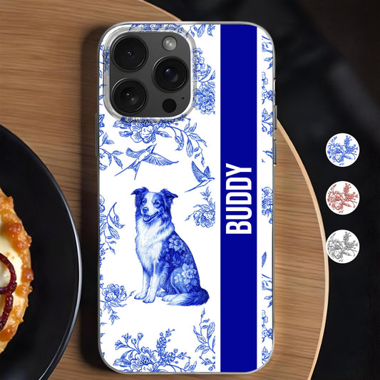 Buddy, Dog And Floral Design