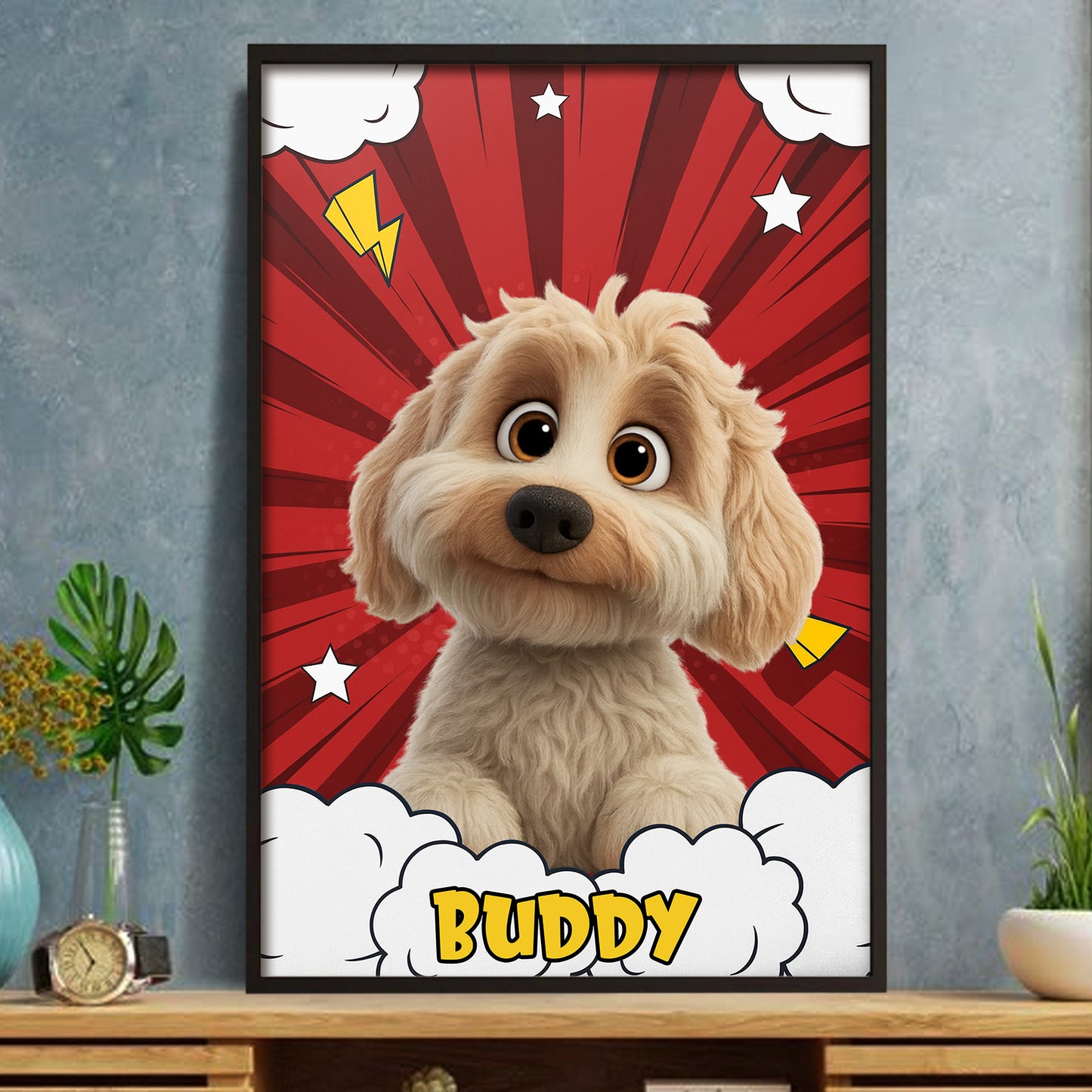 Celebrate Your Cherished Pet With A Comic Style Portrait