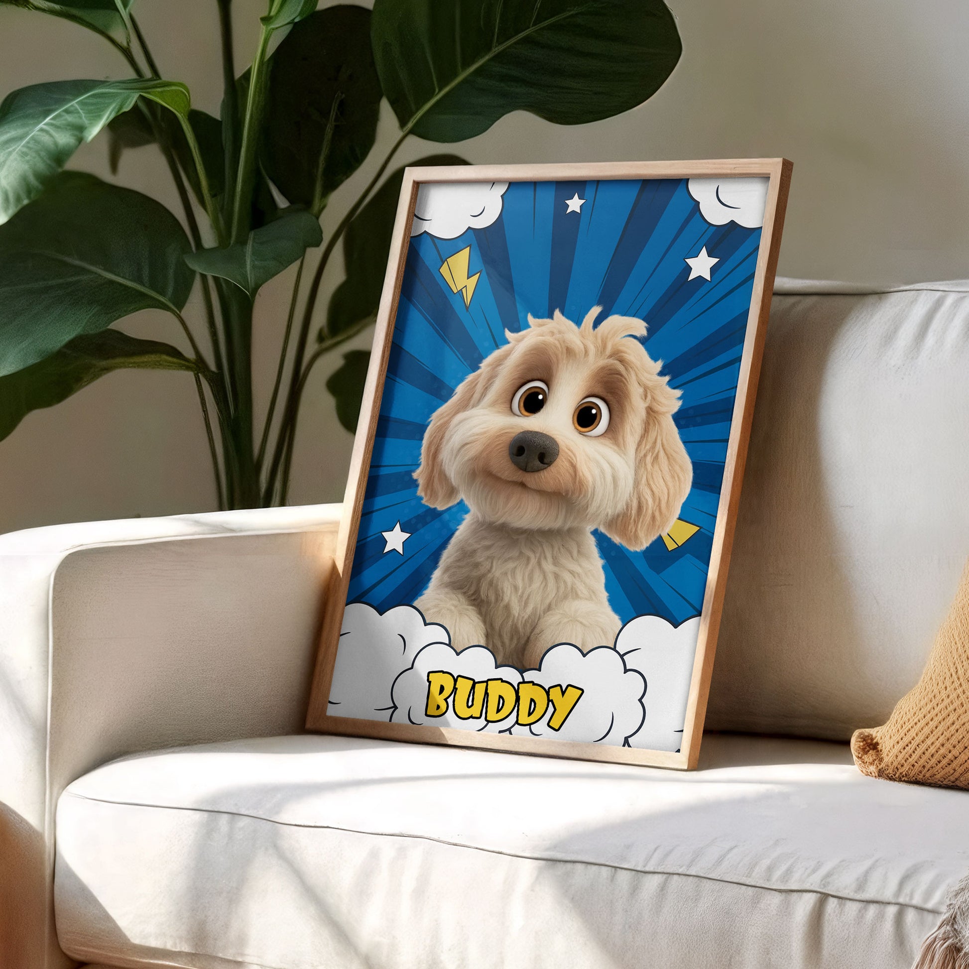 Celebrate Your Cherished Pet With A Comic Style Portrait