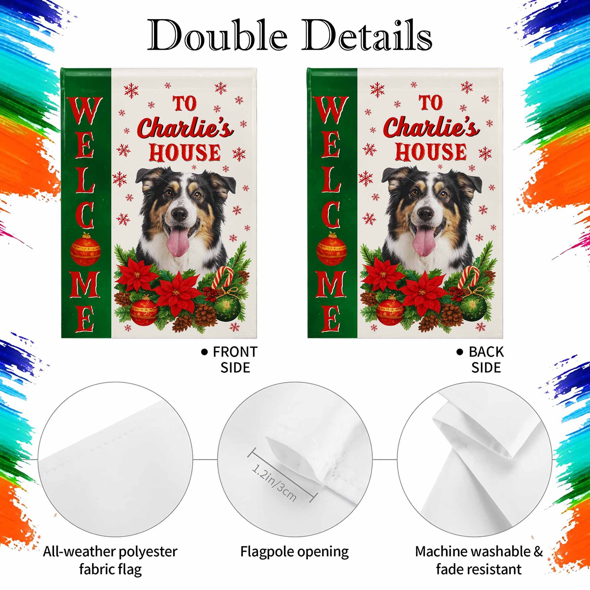 Welcome To Your Customized Holiday Home With Dog And Festive Decor