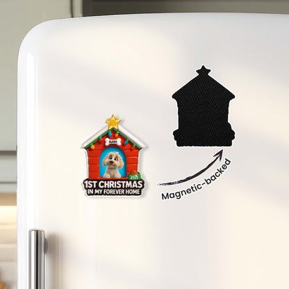 1st Christmas In My Forever Home, Dog House With Lights