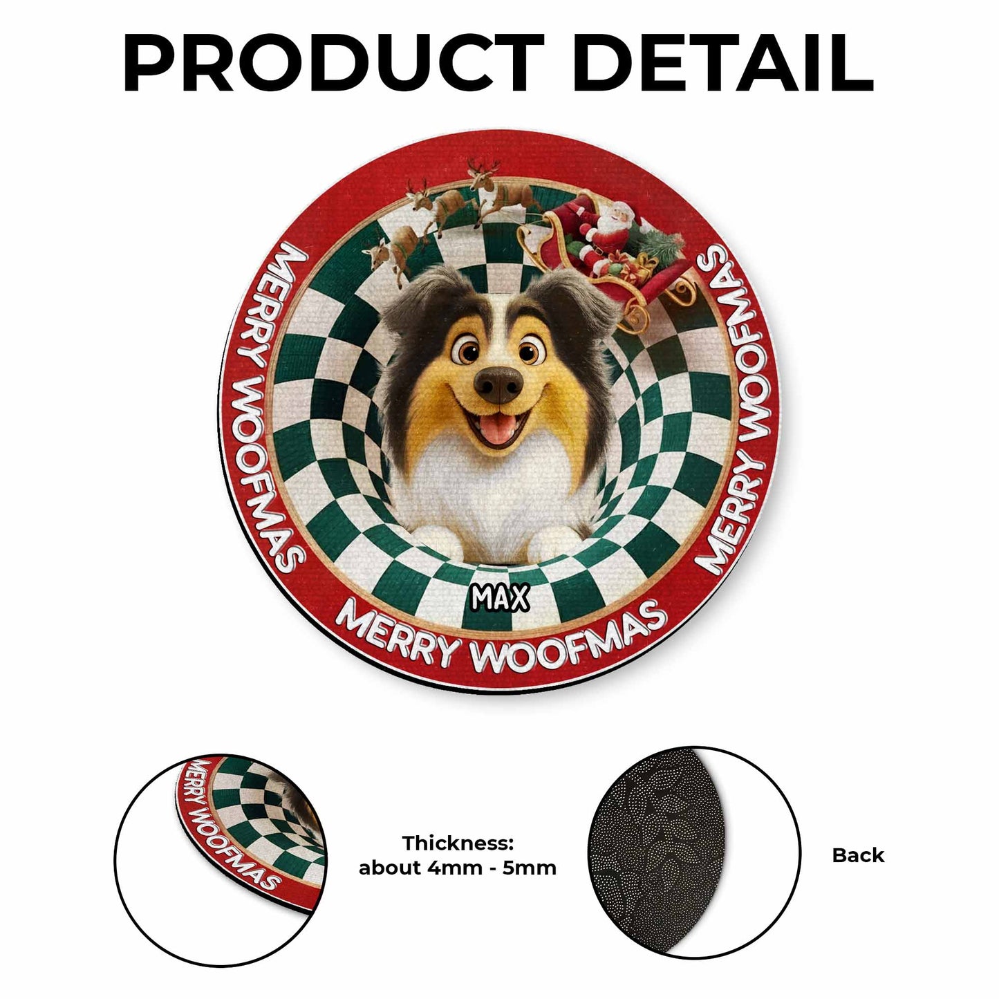 Merry Woofmas Is Merry Woofmas With Christmas Dog