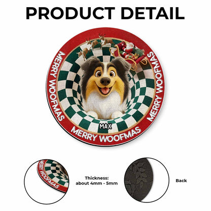 Merry Woofmas Is Merry Woofmas With Christmas Dog